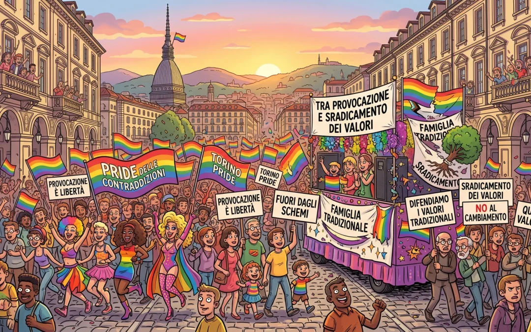 Torino e il Pride delle contraddizioni: tra provocazione e sradicamento dei valori